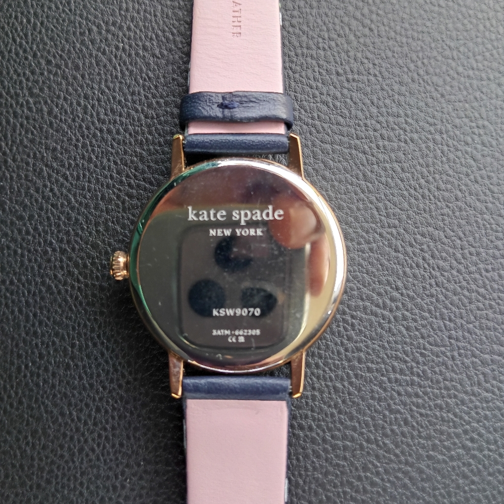 Kate Spade Blue Floral Watch with Gold Accents - Picture 6 of 11
